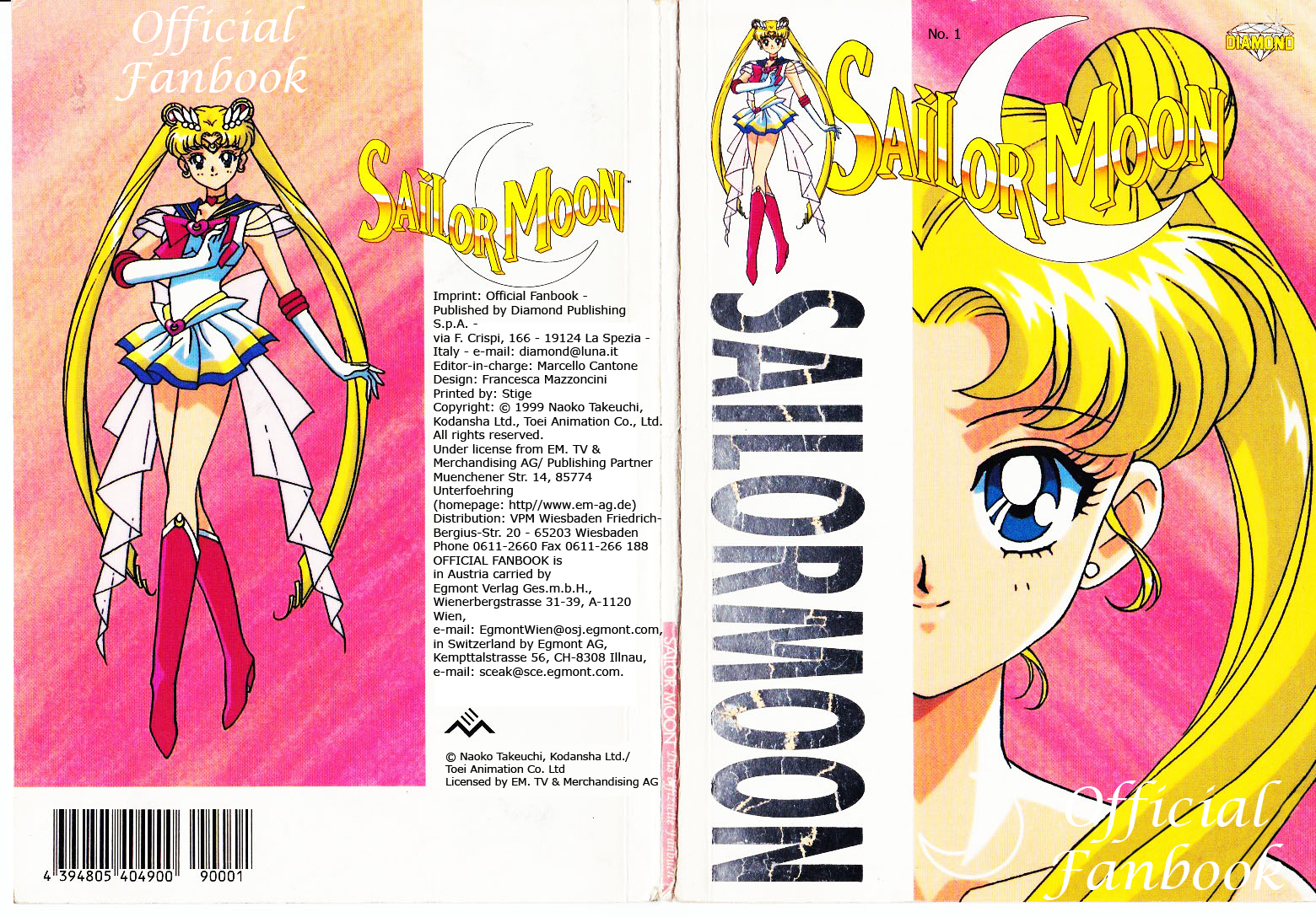 Fan book. Sailor Moon Deutsch DVD. Лист для письма с Сейлор Мун.
